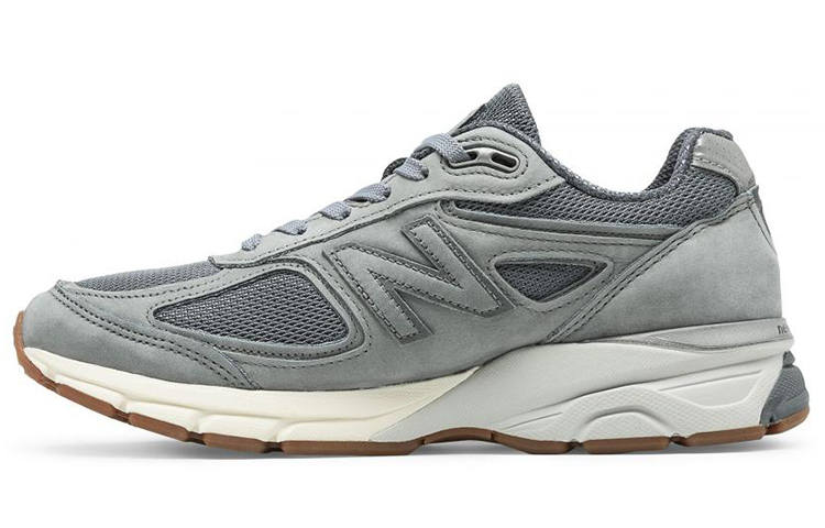 New Balance New Balance NB 990 V4 Made In USA Low top Running Shoes Men's Lime Gray
