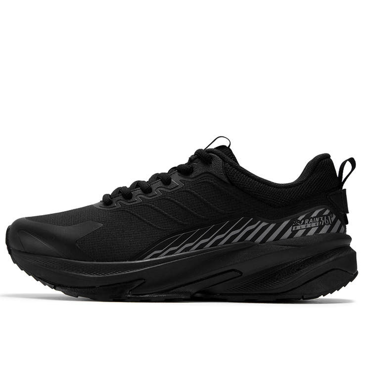 361° Yushan Rain Screen Low top Running Shoes Men's Black Gray