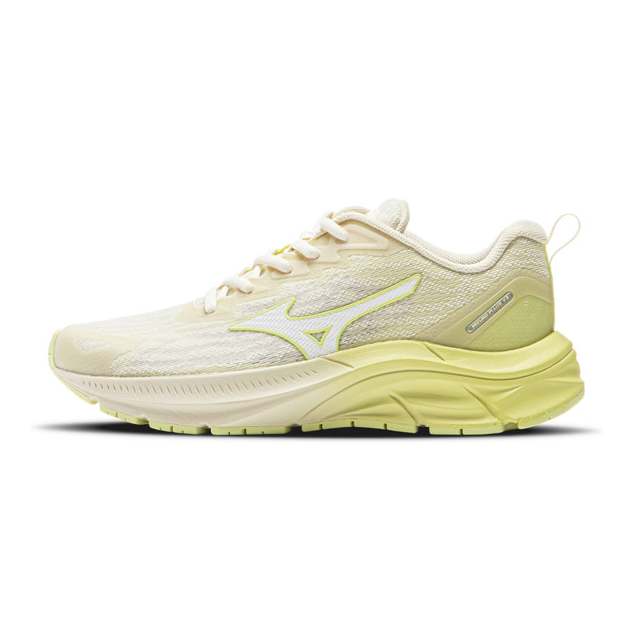 Mizuno Cushioning Low top Running Shoes Women's Gray Yellow