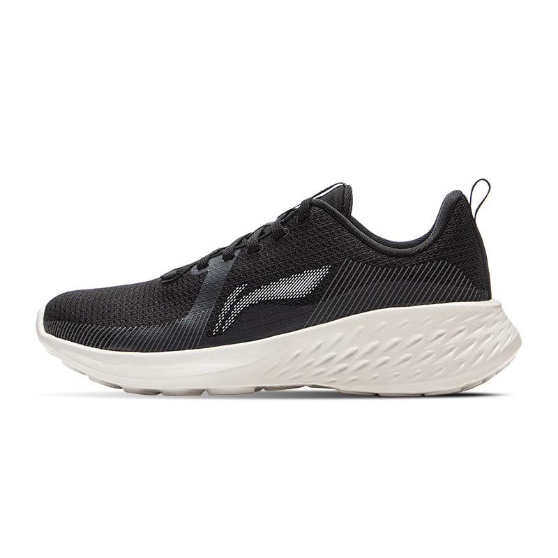 Li-Ning Li Ning Cushioning Abrasion Resistant Lightweight Low top Casual Running Shoes Women's Black