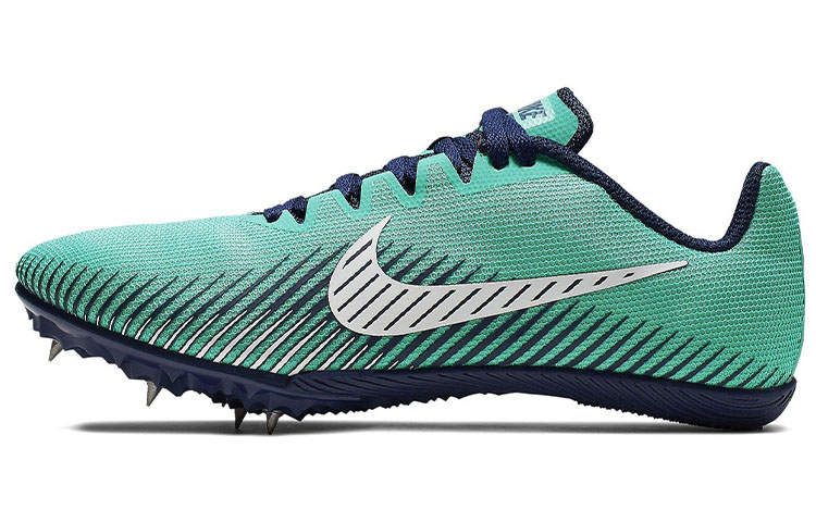 Nike Nike Fabric Cushioning Slip Resistant Abrasion Resistant Low top Casual Running Shoes Women's Green White
