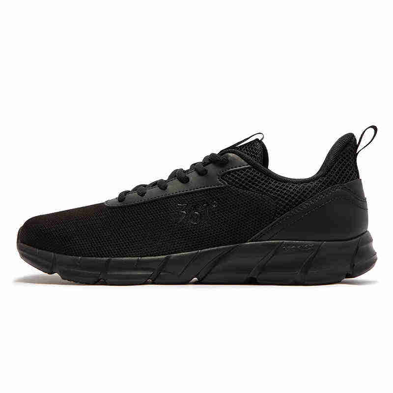 361° Slip Resistant Abrasion Resistant Low top Casual Running Shoes Men's Obsidian Black