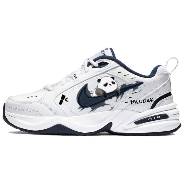Nike Nike Air Monarch 4 Slip Resistant Abrasion Resistant Low top Chunky Sneakers Unisex Blue White