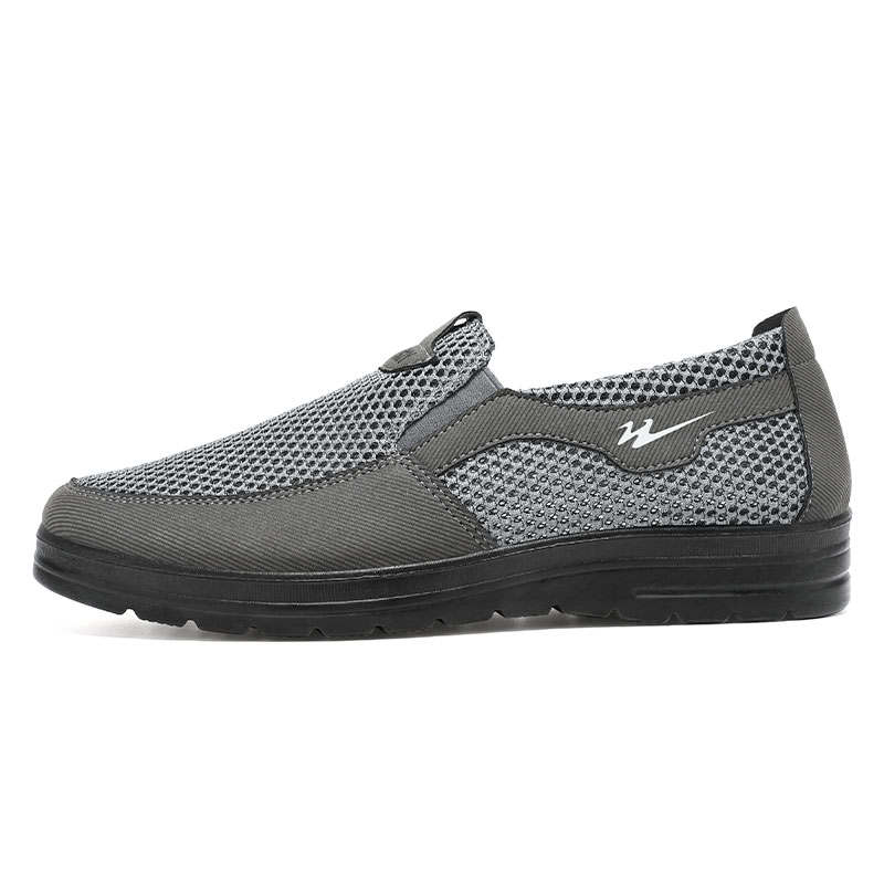 DOUBLE STAR 88 Old Beijing Cloth Shoes Summer Mid Aged Men's Mesh Shoes Elderly Grandpa Shoes Fabric Men's Casual Shoes
