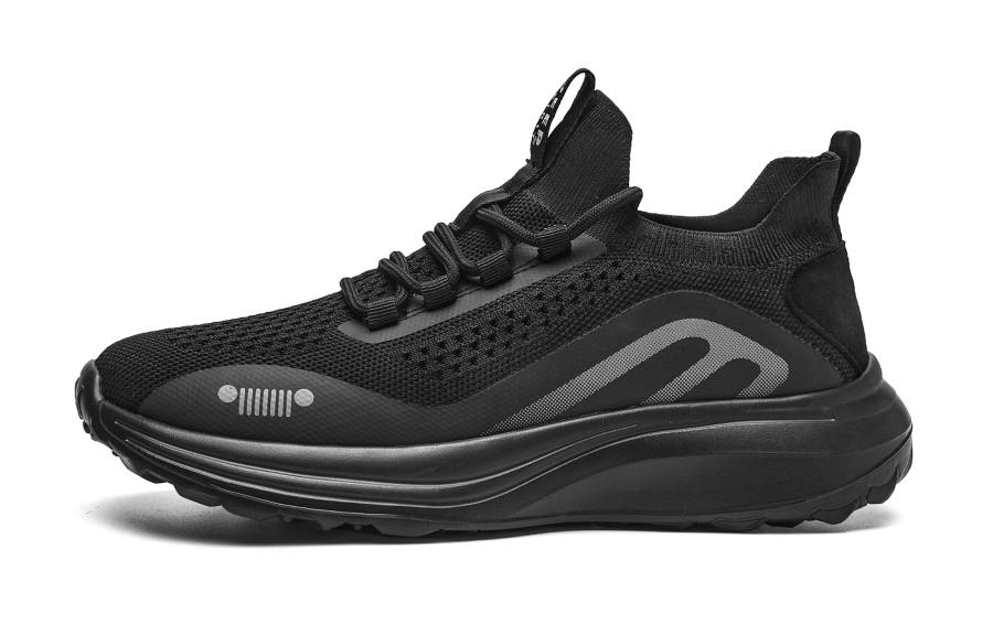 JEEP SPIRIT Jippo JEEP SPIRIT Cushioning Breathable Lightweight Cushioning Breathable Lightweight Low top Running Shoes Men's Black