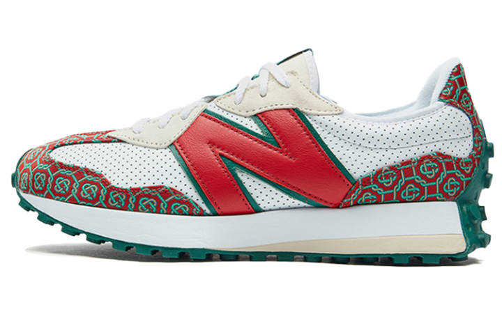 New Balance New Balance x CASABLANCA NB 327 Comfortable Textile, Top Grain Cow Leather