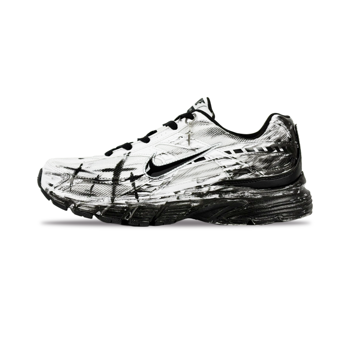 Nike Nike Initiator Cushioning Abrasion Resistant Coverage Low top City Commuting Running Shoes Men's Black White