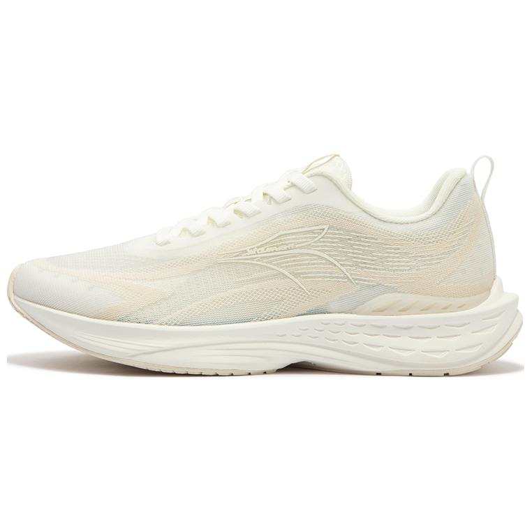 361° Flying Fish 3.0 Comfortable And Breathable Cushioning, Wear Resistant Low top Running Shoes Women's Ecru
