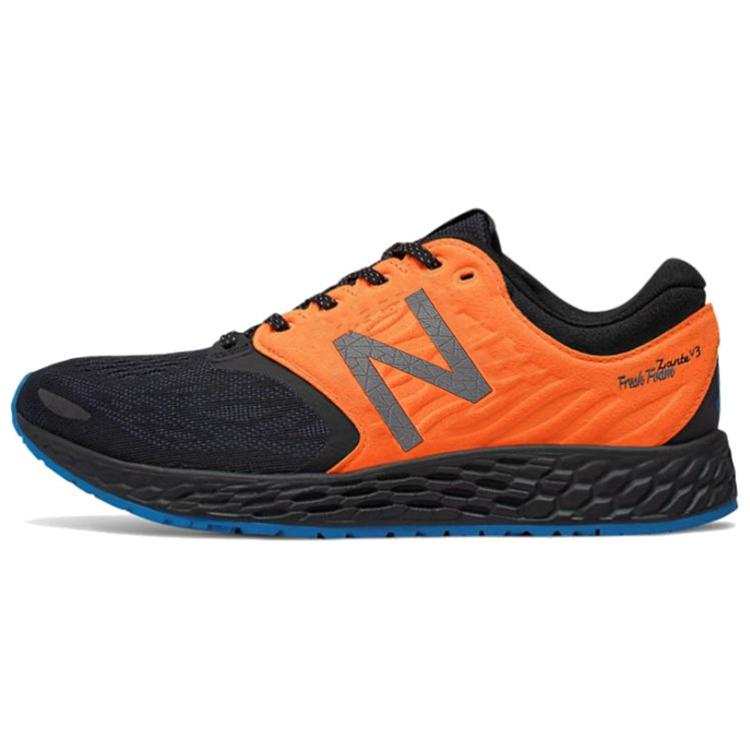 New Balance New Balance NB Fresh Foam Zante V3 Comfortable Fabric Low top Running Shoes Women's Black Orange Patchwork