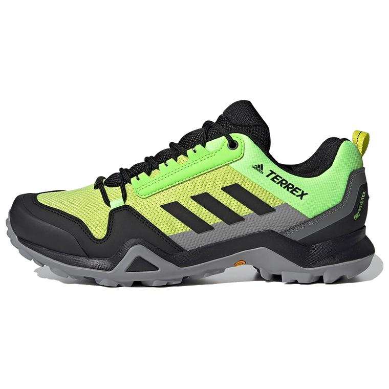 Adidas Adidas Terrex AX3 GTX Gore Tex Hiking Mesh, Textile Breathable Low top Outdoor Shoes Men's Black Gray