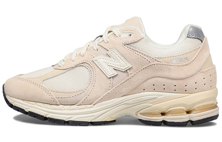 New Balance New Balance NB 2002R Textile, Leather Breathable Low top Casual Running Shoes Unisex Beige