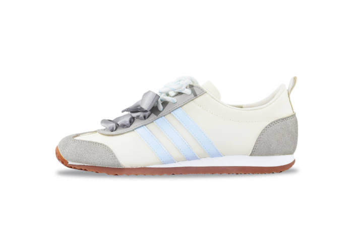 Adidas Adidas VS JOG 2.0 Abrasion Resistant Low top Casual Shoes Unisex Light Blue