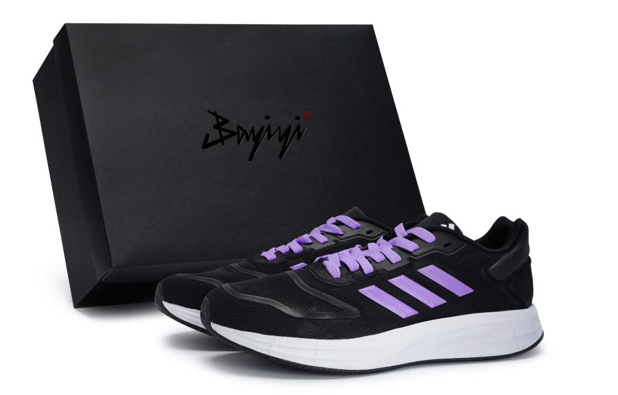 Adidas Adidas DURAMO LITE 2.0 Slip Resistant Abrasion Resistant Low top Running Shoes Women's Black Purple
