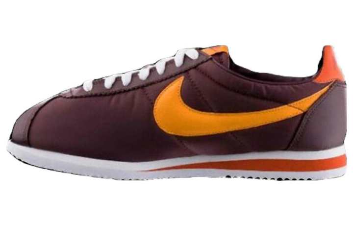Nike Nike Classic Cortes Comfortable Cushioning, Wear Resistant Low top Running Shoes Unisex Burgundy
