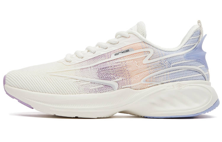 Erke Silver Eagle Low top Running Shoes Women's White Purple