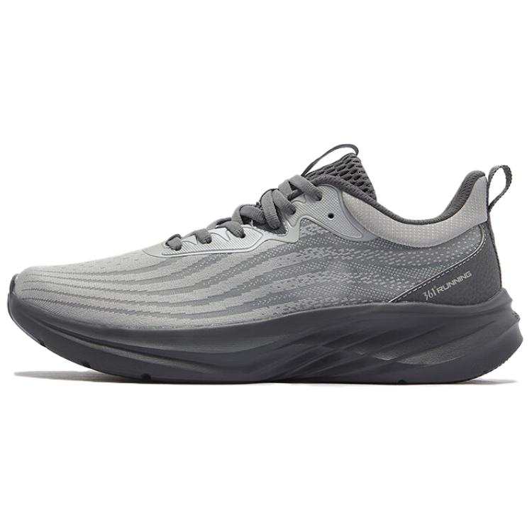 361° Wear resistant And Lightweight Low top Casual Running Shoes Men's Gray