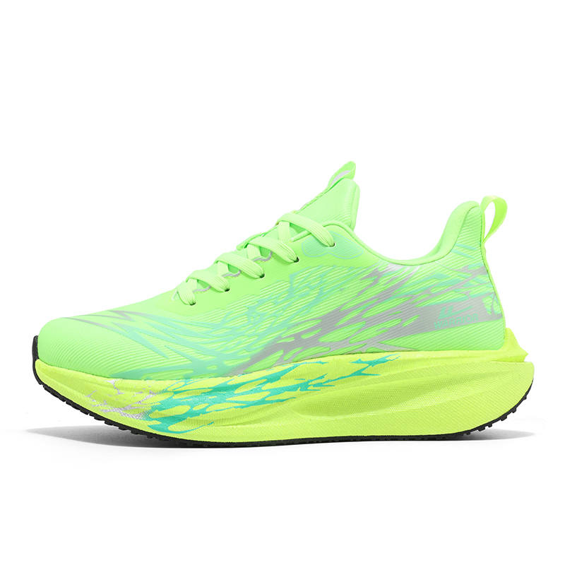 WARRIOR Warrior Leather Low top Carbon Plate Running Shoes Men's Green