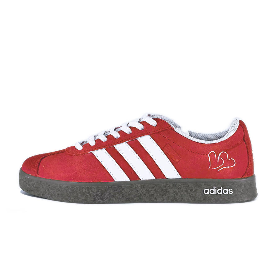 Adidas Adidas VL COURT 2.0 Dream Factory Fiery Heart Abrasion Resistant Low top German Army Trainers Women's Red