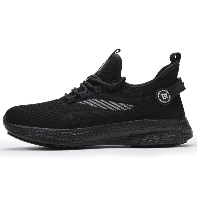 LANOUDUN Slip Resistant, Breathable, And Lightweight Low top Outdoor Shoes Unisex Black