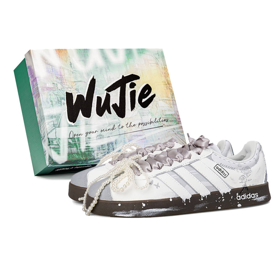 Adidas Adidas VL COURT 2.0 Lifestyle Box, Rose Abrasion Resistant Abrasion Resistant Low top Skateboard Shoes Unisex