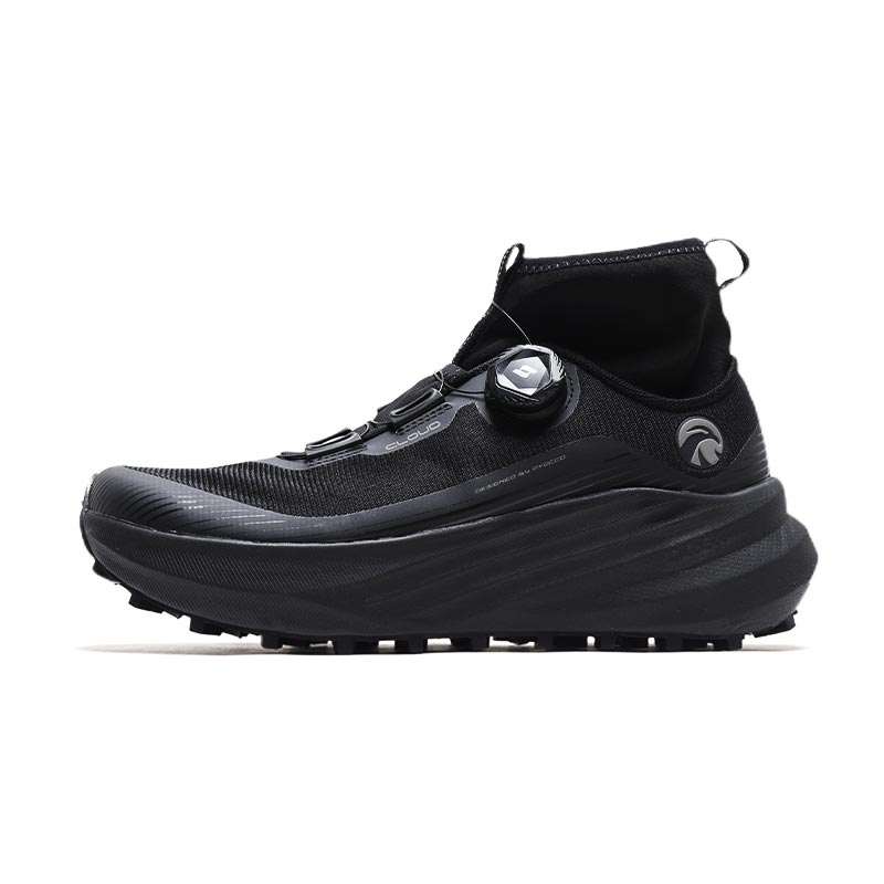 AVOCCO Soaring Ge Fantasy Mid top Running Shoes Unisex Warrior Black