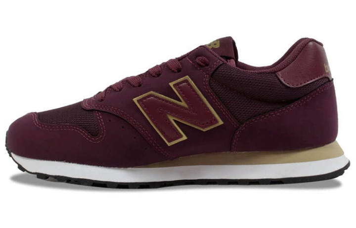 New Balance New Balance NB 500 Leather Comfortable Low top Running Shoes Women's Dark Red