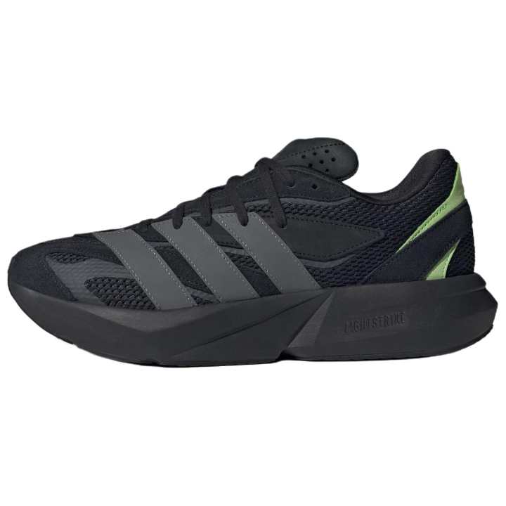 Adidas Adidas LIGHTBLAZE Mesh Abrasion Resistant Low top Running Shoes Men's Black