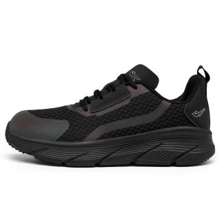 XPD Breathable Support Impact Resistant Mid top Running Shoes Unisex Black