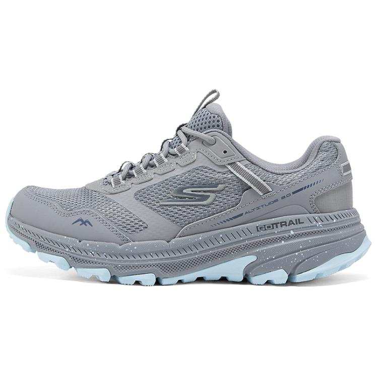 Skechers GO RUN Trail Altitude 2.0 Abrasion Resistant Abrasion Resistant Low top Running Shoes Women's Gray Blue