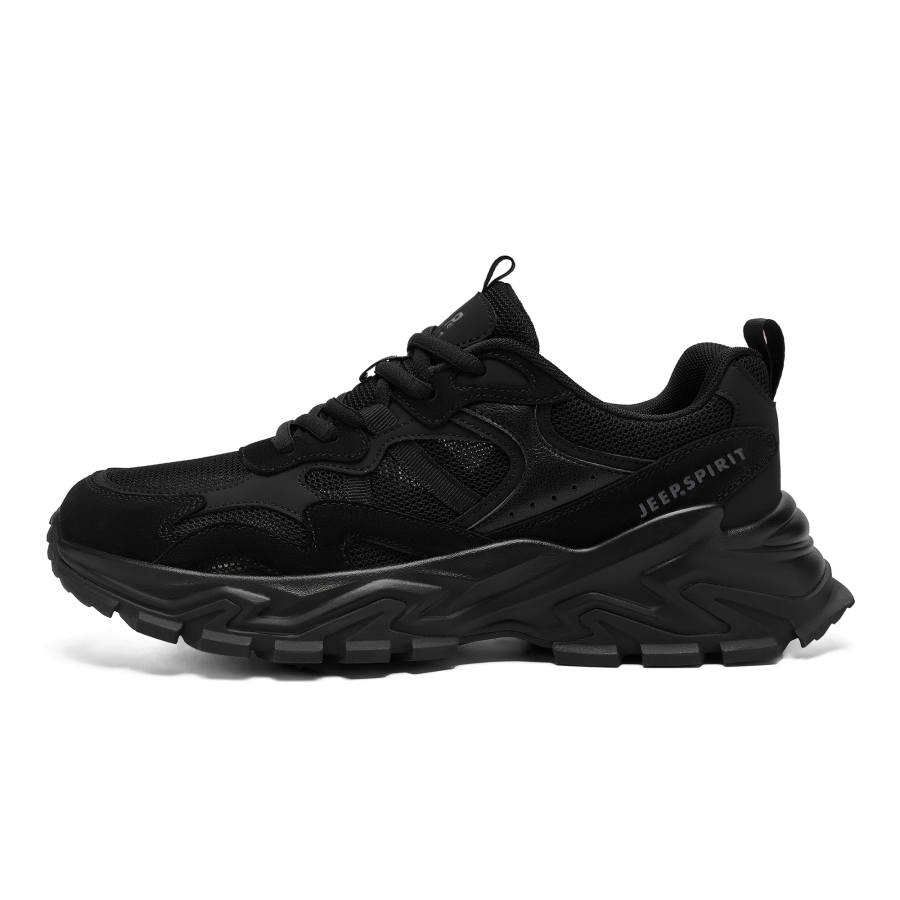 JEEP SPIRIT Darth Vader Height Increasing Cushioning, Abrasion Resistant, Lightweight, Breathable Low top