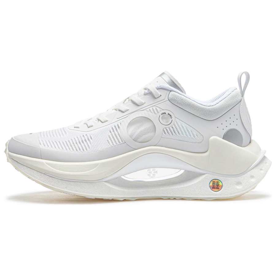 Li-Ning Li Ning Shadow CRC Slip Resistant Abrasion Resistant Low top Running Shoes Men's Standard White