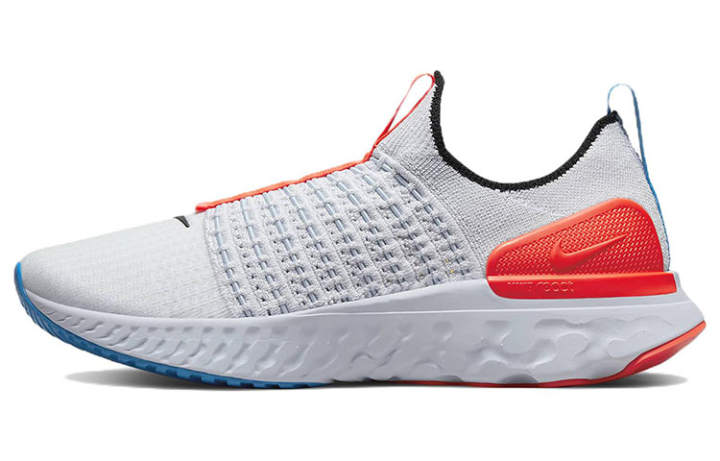 Nike Nike React Phantom Run Flyknit 2 Woven Fabric Cushioning Slip Resistant Abrasion Resistant