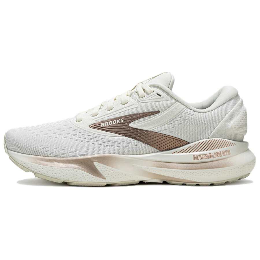 Brooks Adrenaline GTS 24 Abrasion Resistant Low top Long Distance Running Shoes Women's White