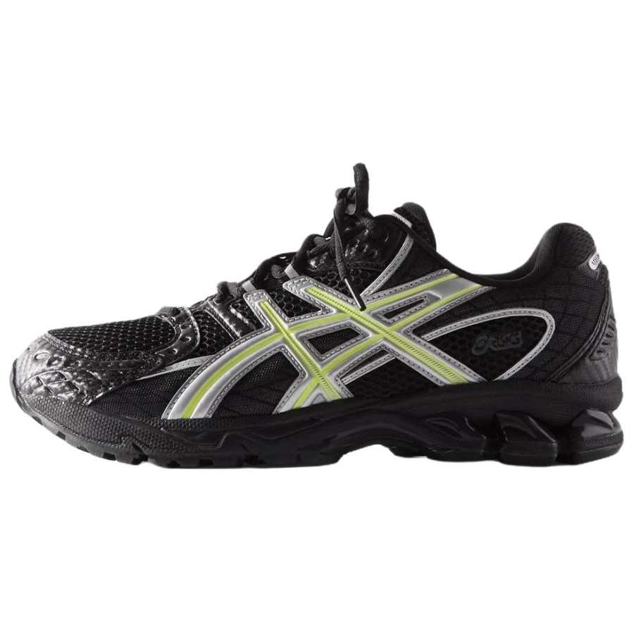 ASICS x KITH GEL Nimbus 10.1 Comfortable And Lightweight Low top Running Shoes Unisex Black Silver