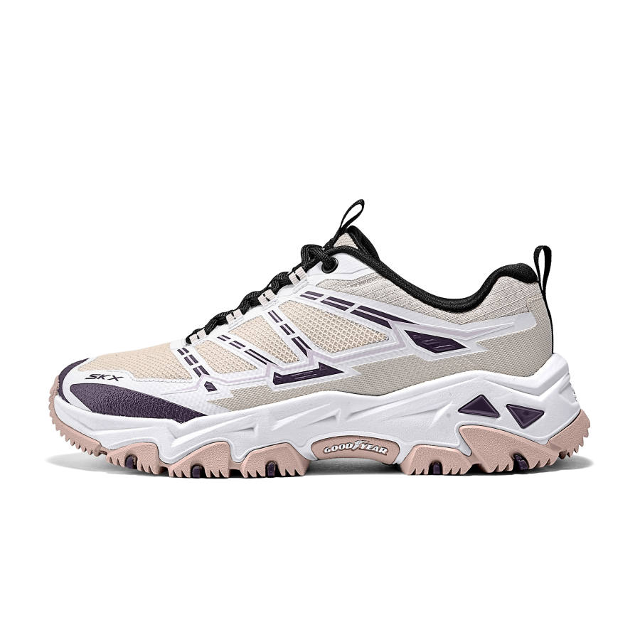 Skechers OUTDOOR WOMENS Abrasion Resistant Low top Outdoor Shoes Women's Ecru