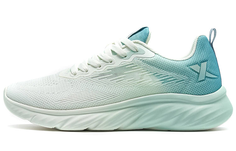 XTEP Shuyue1.0 Textile, Synthetic Leather Cushioning Abrasion Resistant Breathable Lightweight Low top Running Shoes