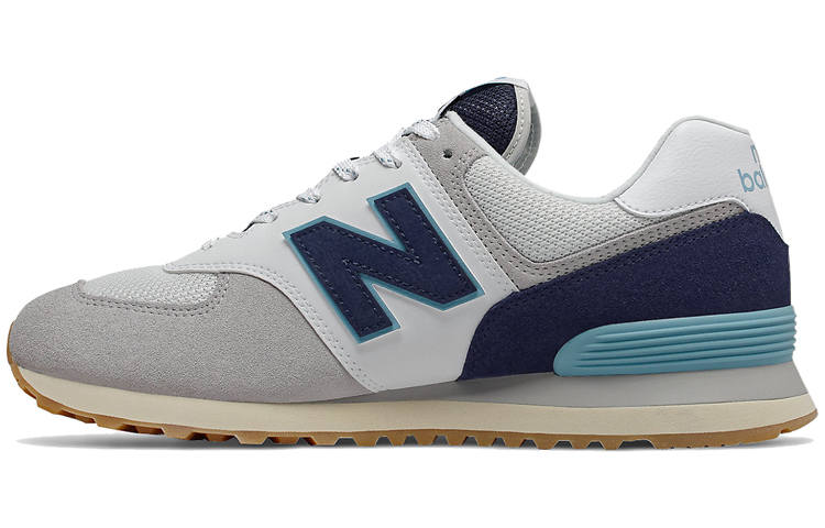 New Balance New Balance NB 574 Cushioning Abrasion Resistant Lightweight Low top Running Shoes Unisex Rain Cloud Color