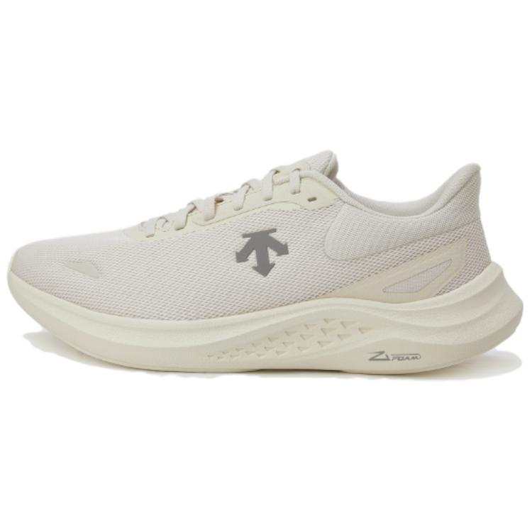 DESCENTE Slip Resistant Abrasion Resistant Low top Running Shoes Unisex Beige