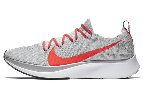 Nike Nike Zoom Fly Flyknit Pure Platinum Bright Crimson