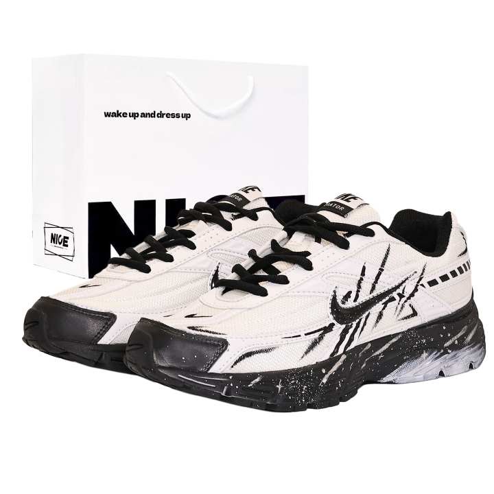 Nike Nike Initiator Running Shoes Unisex Low Top Black/White