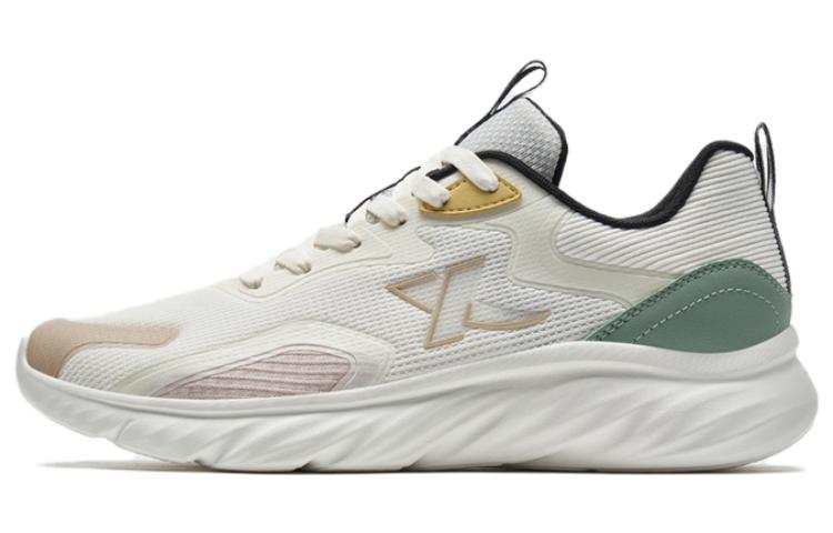 XTEP Shuyue1.5 Cushioning Slip Resistant Abrasion Resistant Low top Running Shoes Men's White Green Pink