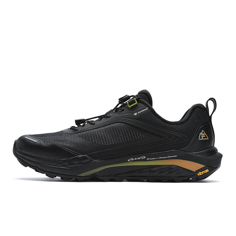 FILA SPD LYNX 2 Abrasion Resistant Breathable Low top Outdoor Shoes Men's Black