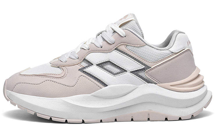 LOTTO Galvatron Tiger Cushioning, Breathable, Slip Resistant, Abrasion Resistant Low top Chunky Sneakers Women's Pink