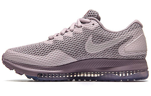 Nike Nike All Out 2 Non slip Lightweight Low top Air Cushion Running Shoes Women's Gray Pink