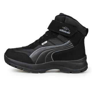 YIJIABAO Thermal Crew Outdoor Boots Men's Black