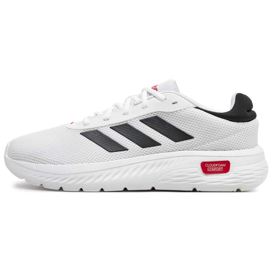 Adidas Adidas Cloudfoam Comfortable Slip Resistant And Breathable Low top Running Shoes Men's White