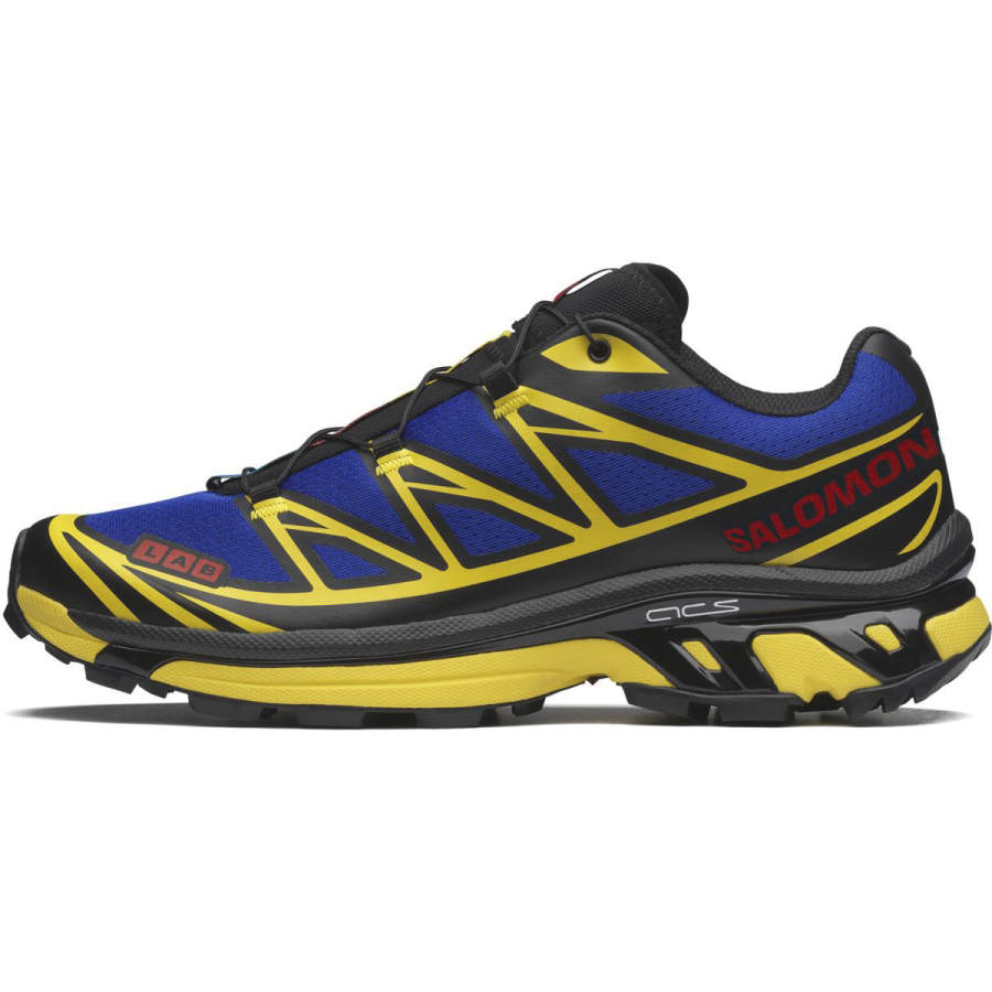 SALOMON x JJJJound XT 6 Collaboration Low top Casual Trail Running Shoes Unisex Nautical Blue Lemon