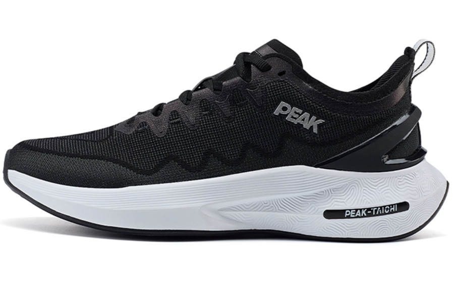 PEAK Cushioning Slip Resistant Abrasion Resistant Breathable Running Shoes Women's Black Baymax