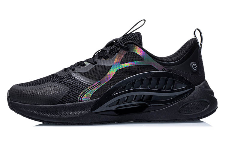 Li-Ning Li Ning Comet Breathable Low top Running Shoes Men's Black