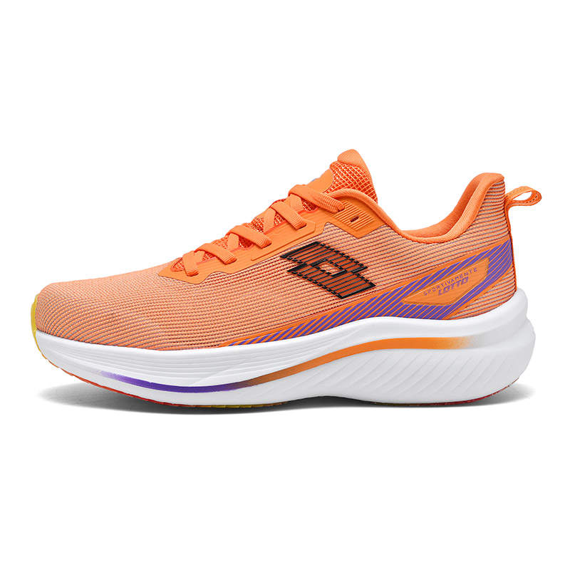 LOTTO Cushioning Slip Resistant Abrasion Resistant Low top Running Shoes Women's Melon Orange